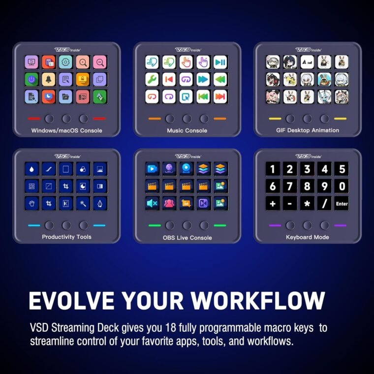 VSDINSIDE Macro Keypad: Your Ultimate Streaming Game Changer! - Image 3