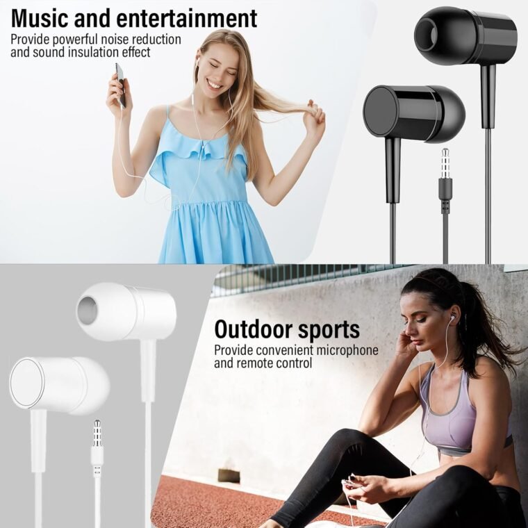 Ultimate Wired Earbuds: Deep Bass & Comfort for Every Workout! - Image 7
