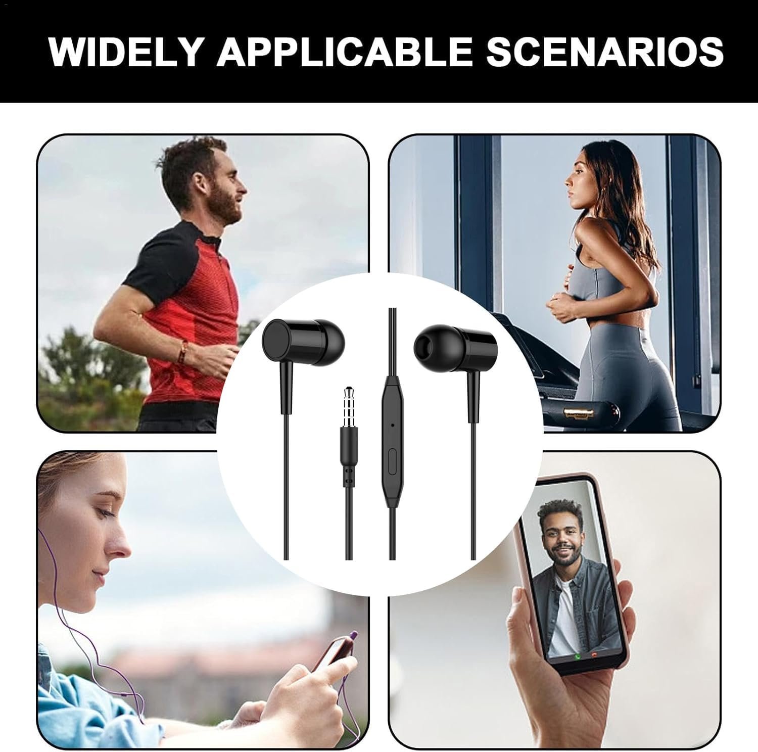 Ultimate Wired Earbuds: Deep Bass & Comfort for Every Workout! - Image 8