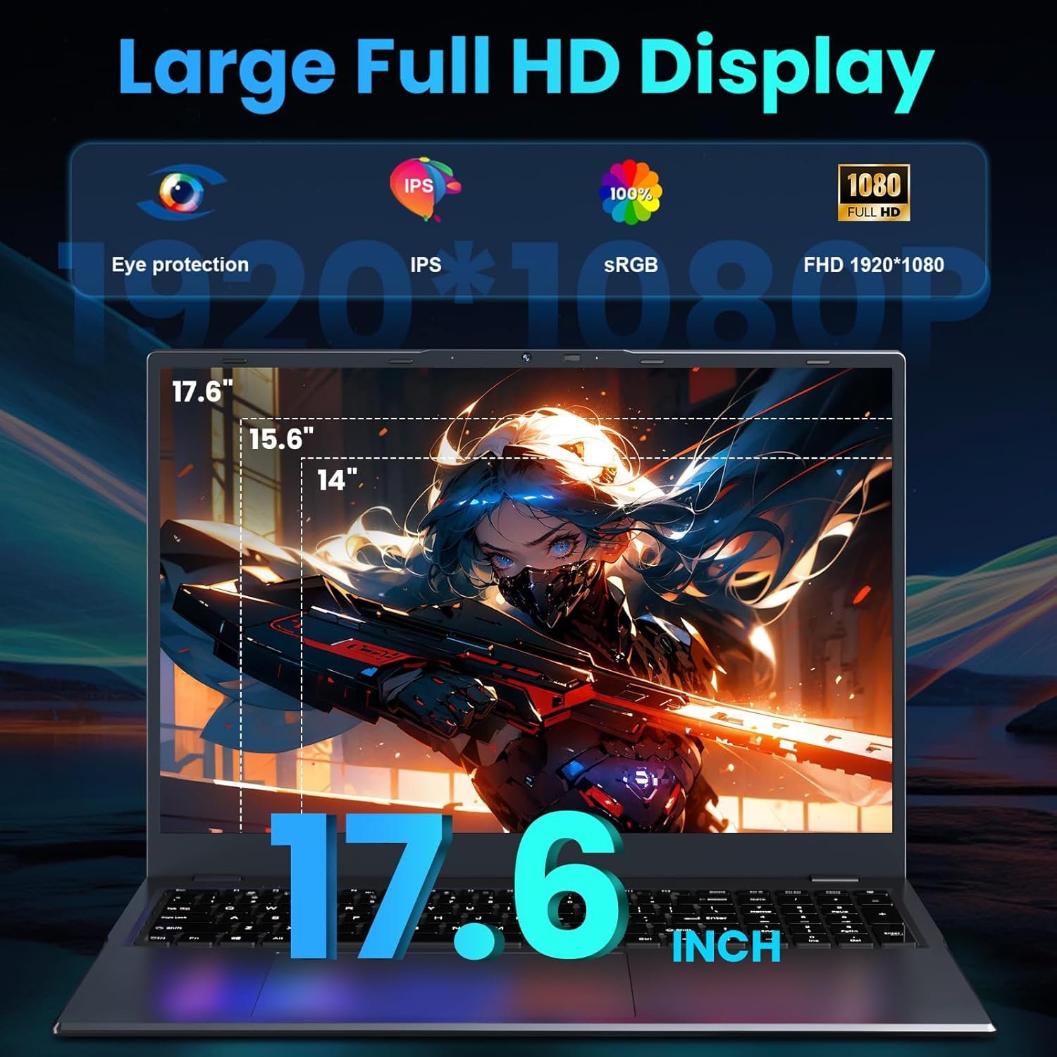 Powerful 17.6” Student Laptop: 16GB RAM, FHD, Office 365! - Image 3