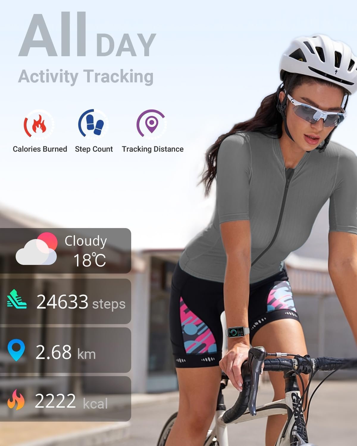 Stay Fit: 24/7 Health Fitness Tracker with Heart Rate & More! - Image 3