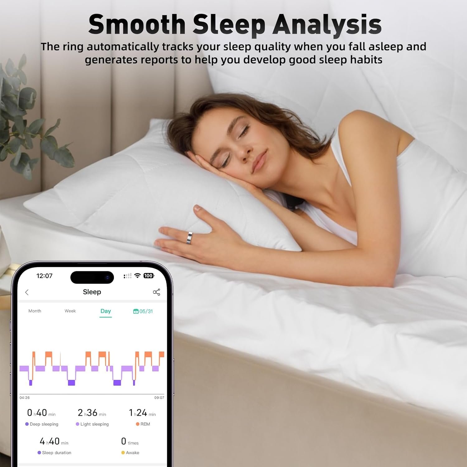 Transform Your Health: Smart Ring with Sleep & Heart Monitoring - Image 3