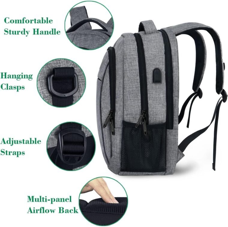 Secure & Stylish: MATEIN Travel Laptop Backpack for All! - Image 7