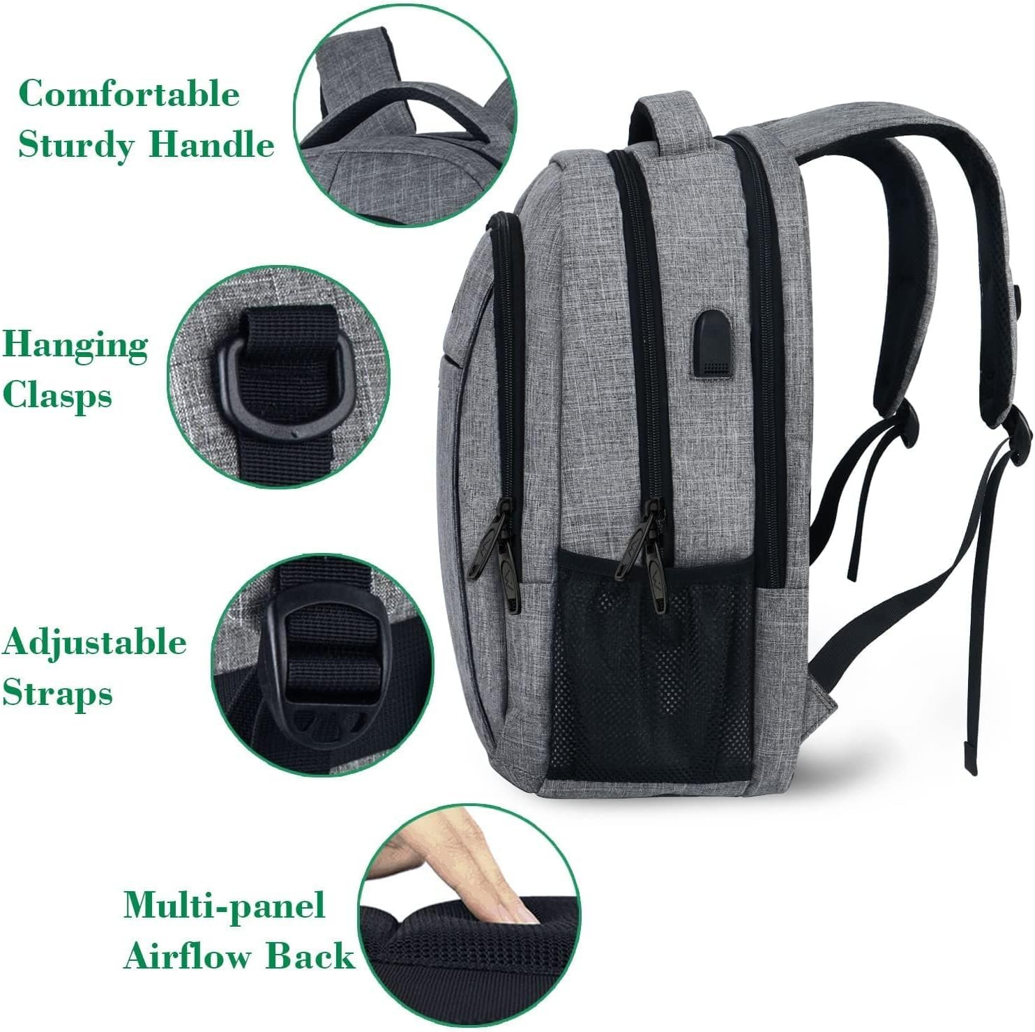 Secure & Stylish: MATEIN Travel Laptop Backpack for All! - Image 7