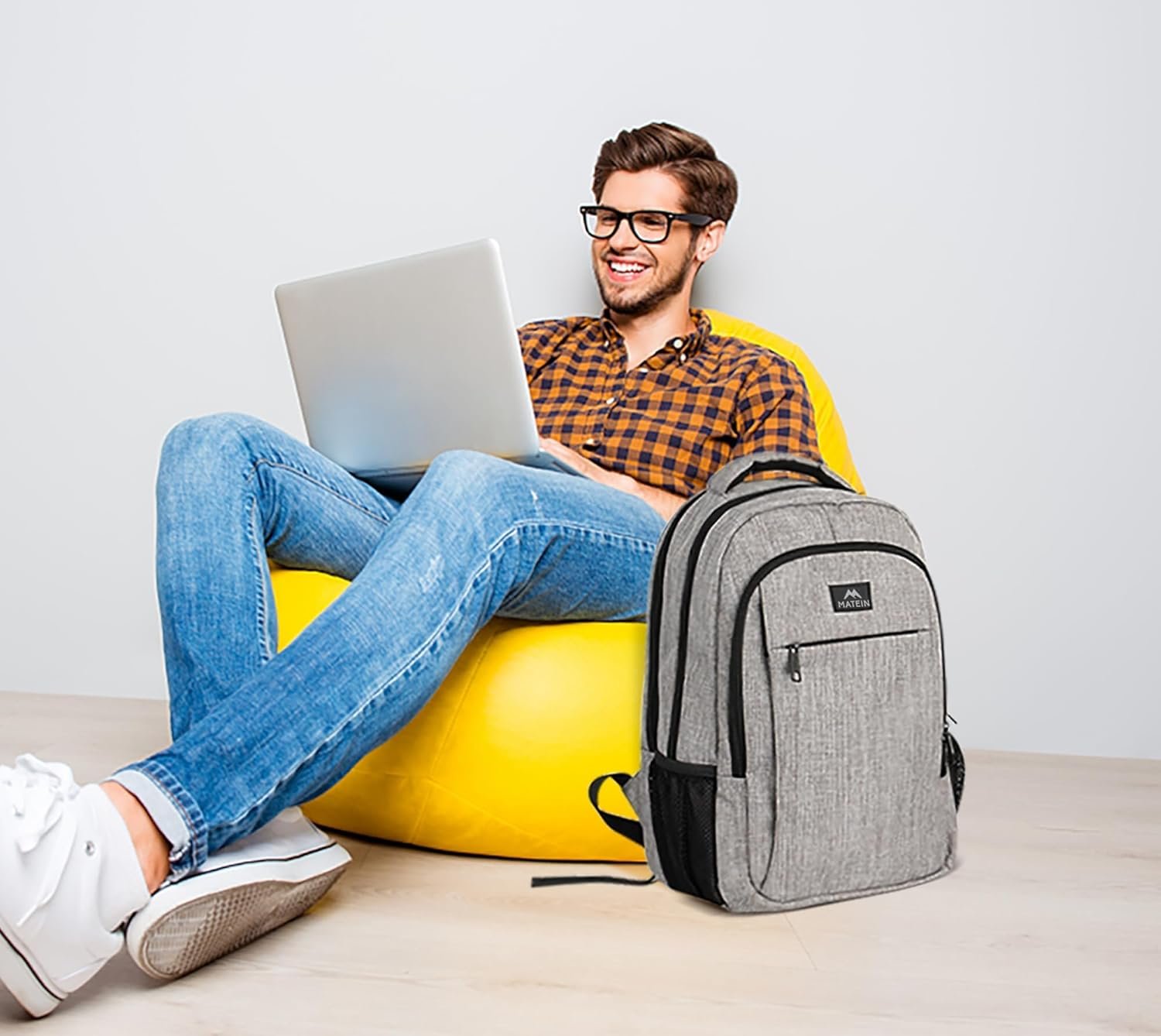 Secure & Stylish: MATEIN Travel Laptop Backpack for All! - Image 9