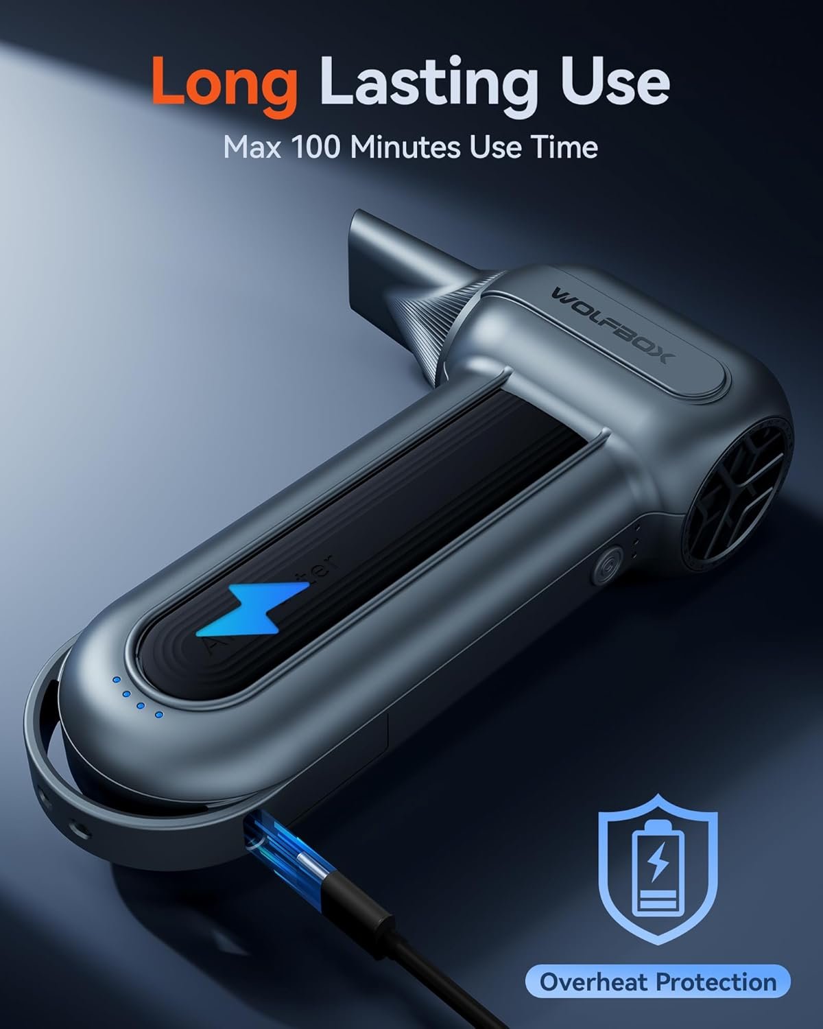 Rev Up Clean: WOLFBOX MF100 Cordless Air Duster! - Image 9