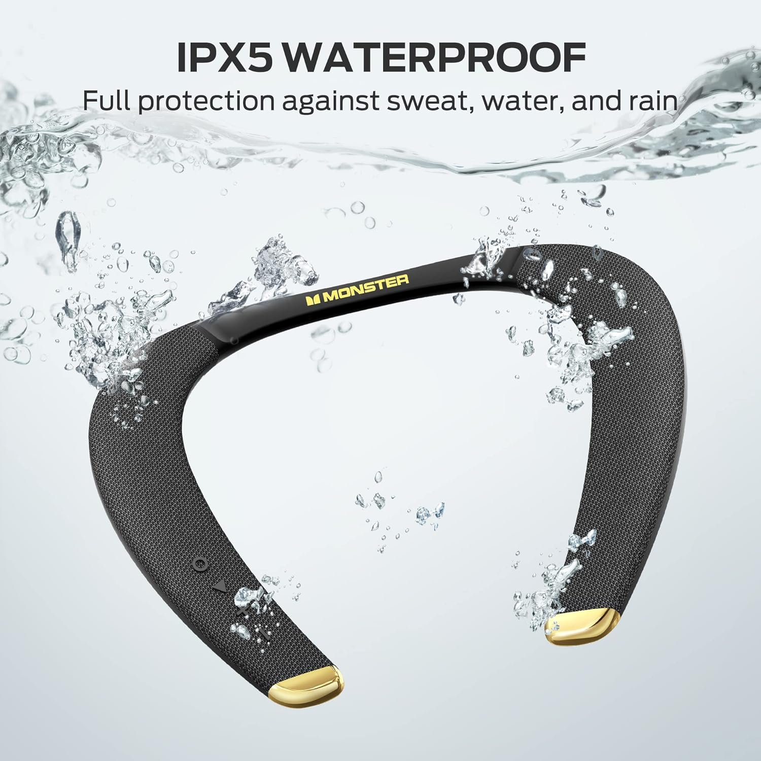 Monster Boomerang Neckband Speakers: 15H Playtime & Waterproof! - Image 4