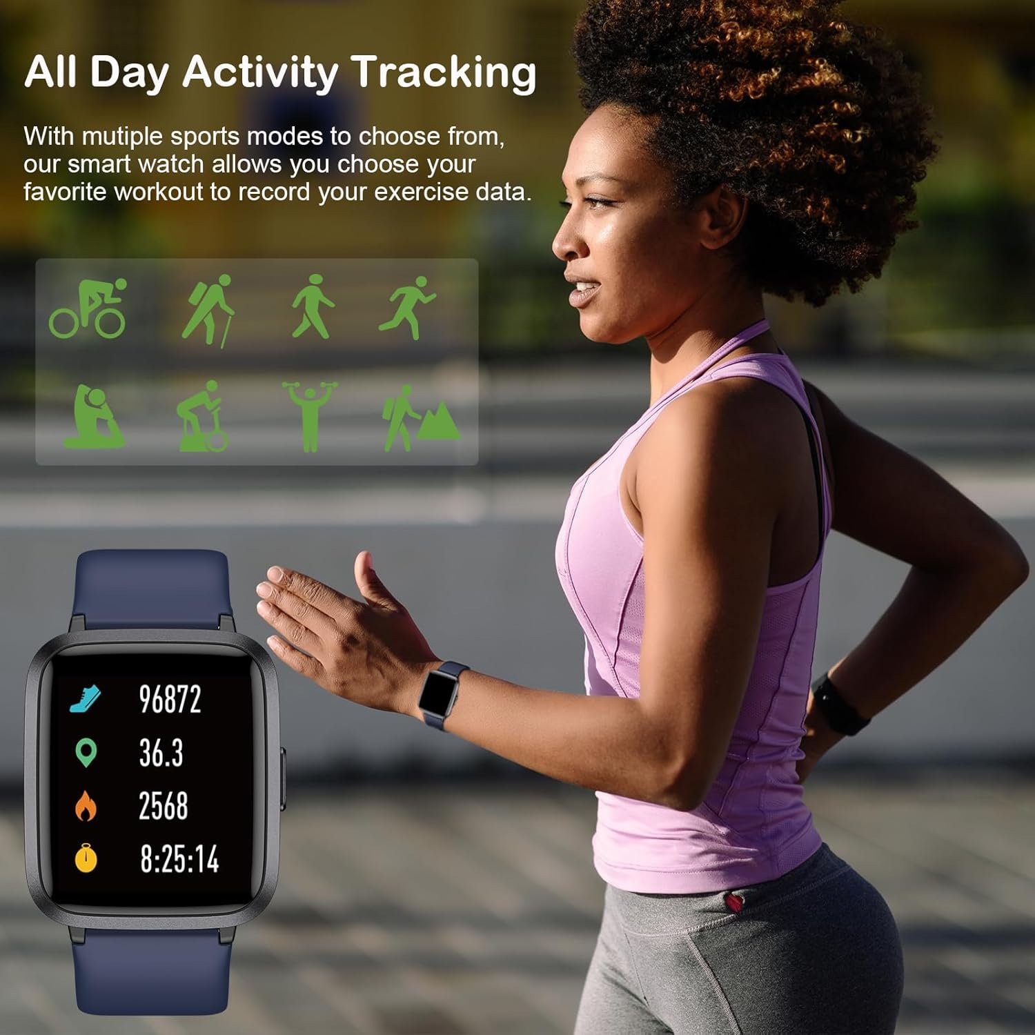 Ultimate Fitness Tracker: Heart Rate, Sleep & Waterproof Smart Watch! - Image 4