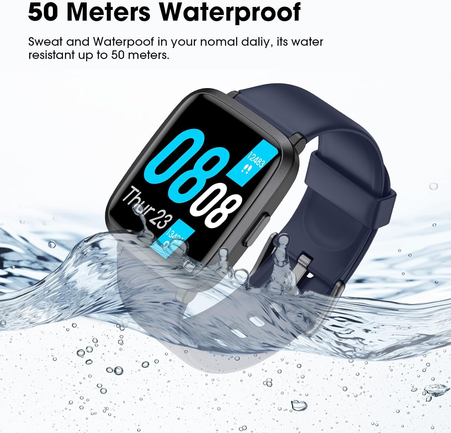 Ultimate Fitness Tracker: Heart Rate, Sleep & Waterproof Smart Watch! - Image 8