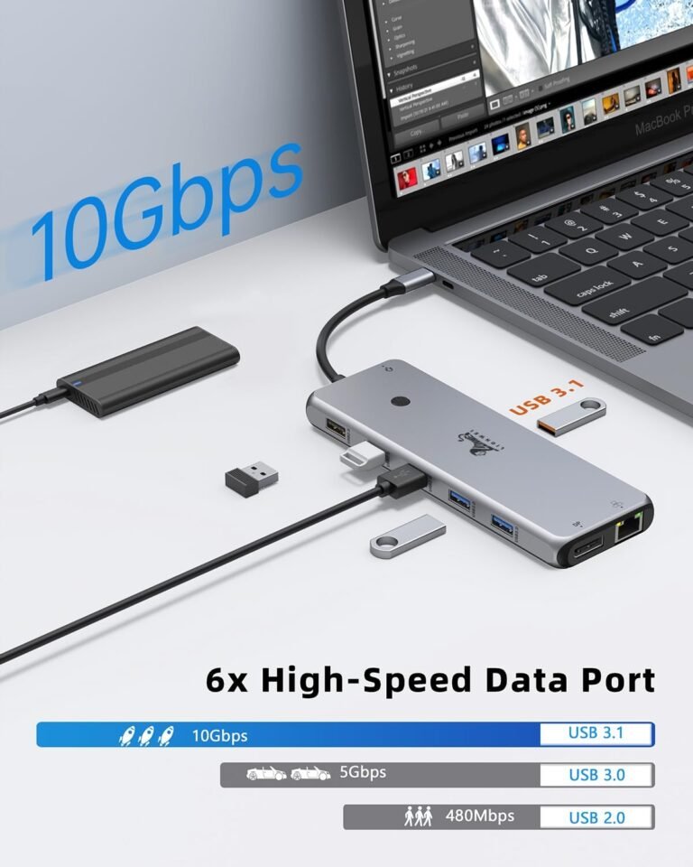 Ultimate 13-in-1 USB C Dock: Triple Display & 8 Ports! - Image 7