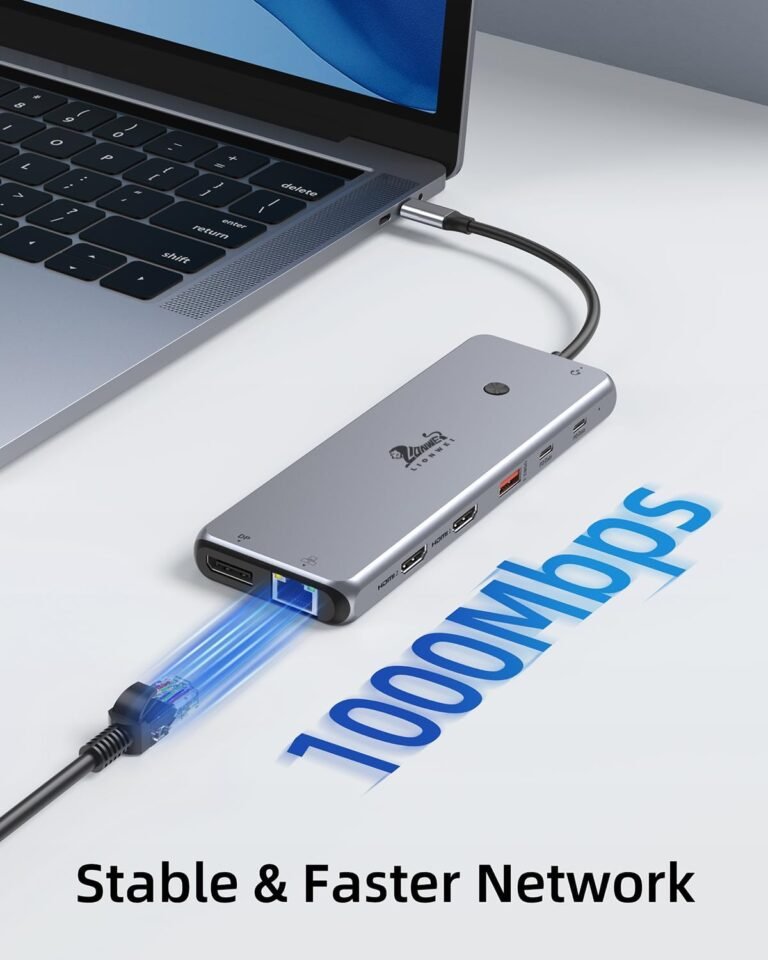 Ultimate 13-in-1 USB C Dock: Triple Display & 8 Ports! - Image 8