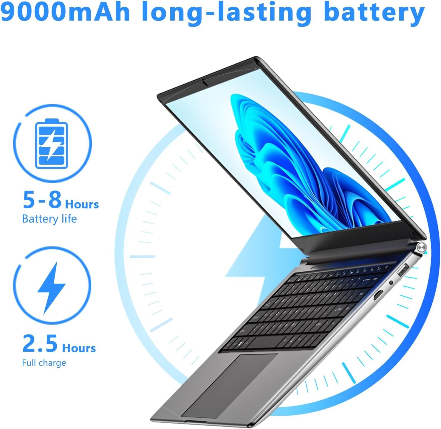 Powerful 16” Laptop: 8GB RAM, 256GB SSD & Quad-Core CPU! - Image 7