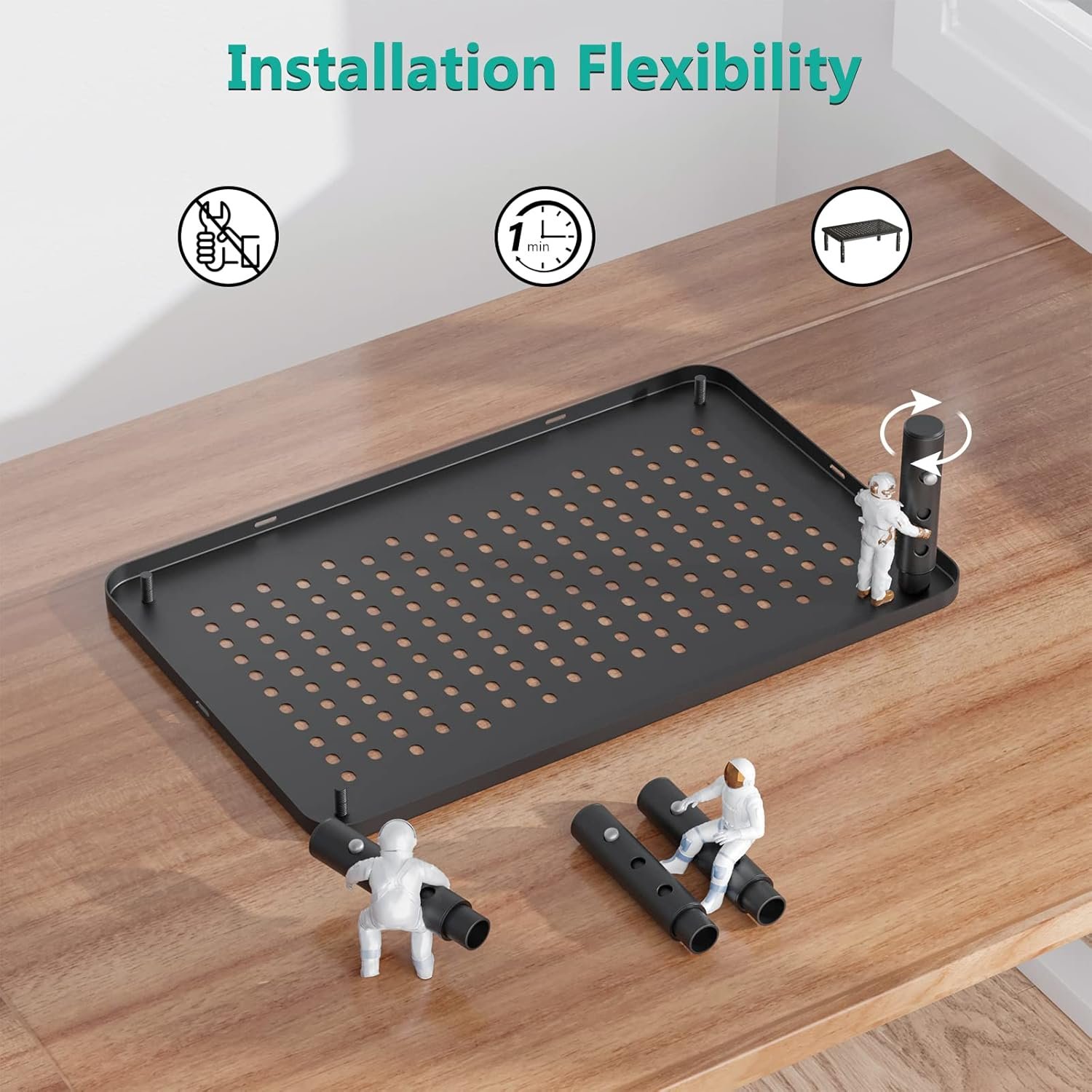 Upgrade Your Space: WALI Adjustable Monitor Stand & Storage - Image 8