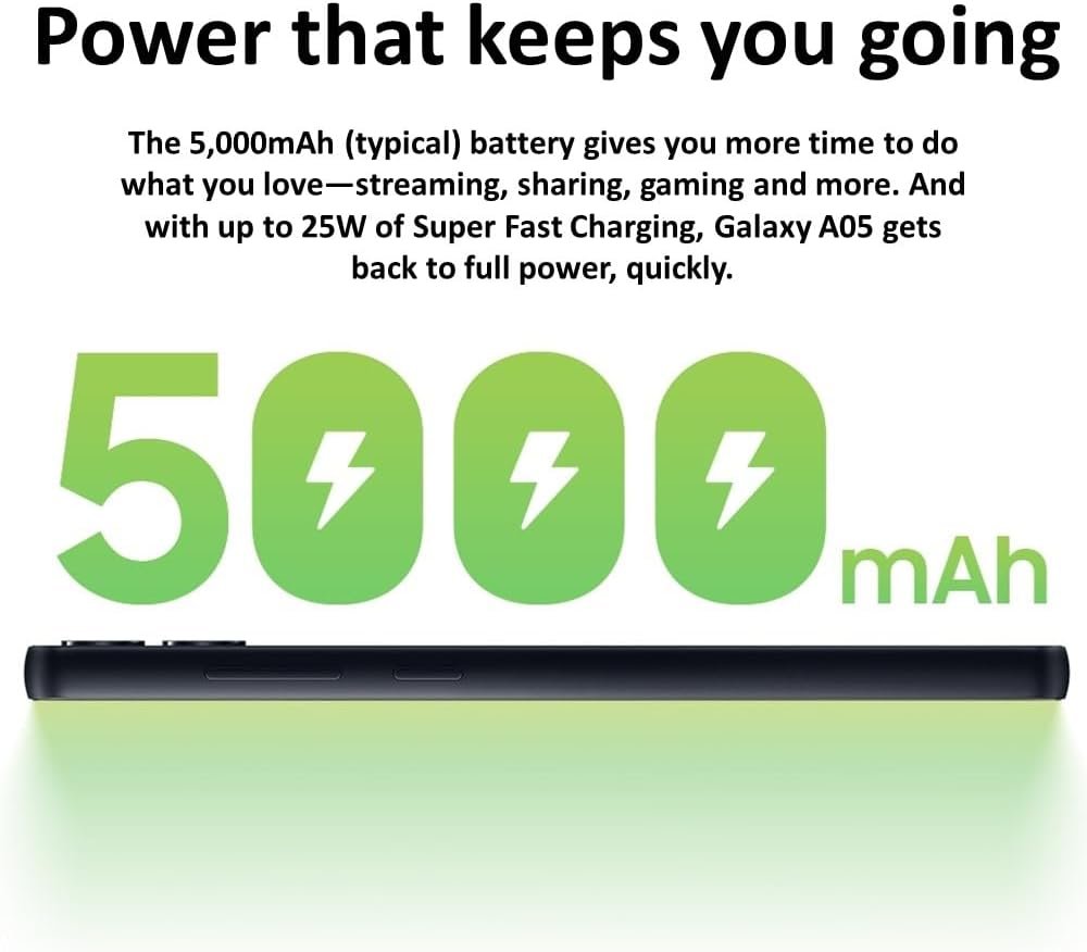 Samsung Galaxy A05: Unlocked Dual-SIM Powerhouse in Black! - Image 3
