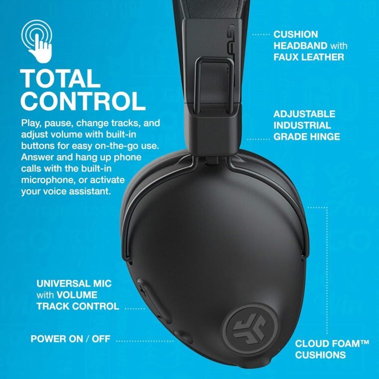 Experience JLab Studio Pro: 50+ Hour Bluetooth Bliss! - Image 6