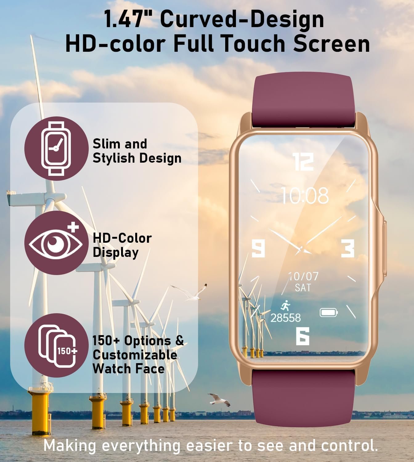 Ultimate Smart Watch: 24/7 Health Tracker for All! - Image 3