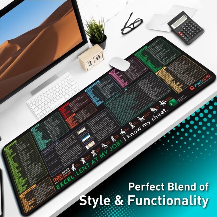 Ultimate XL Excel Shortcut Mouse Pad: Non-Slip Cheat Sheet! - Image 7
