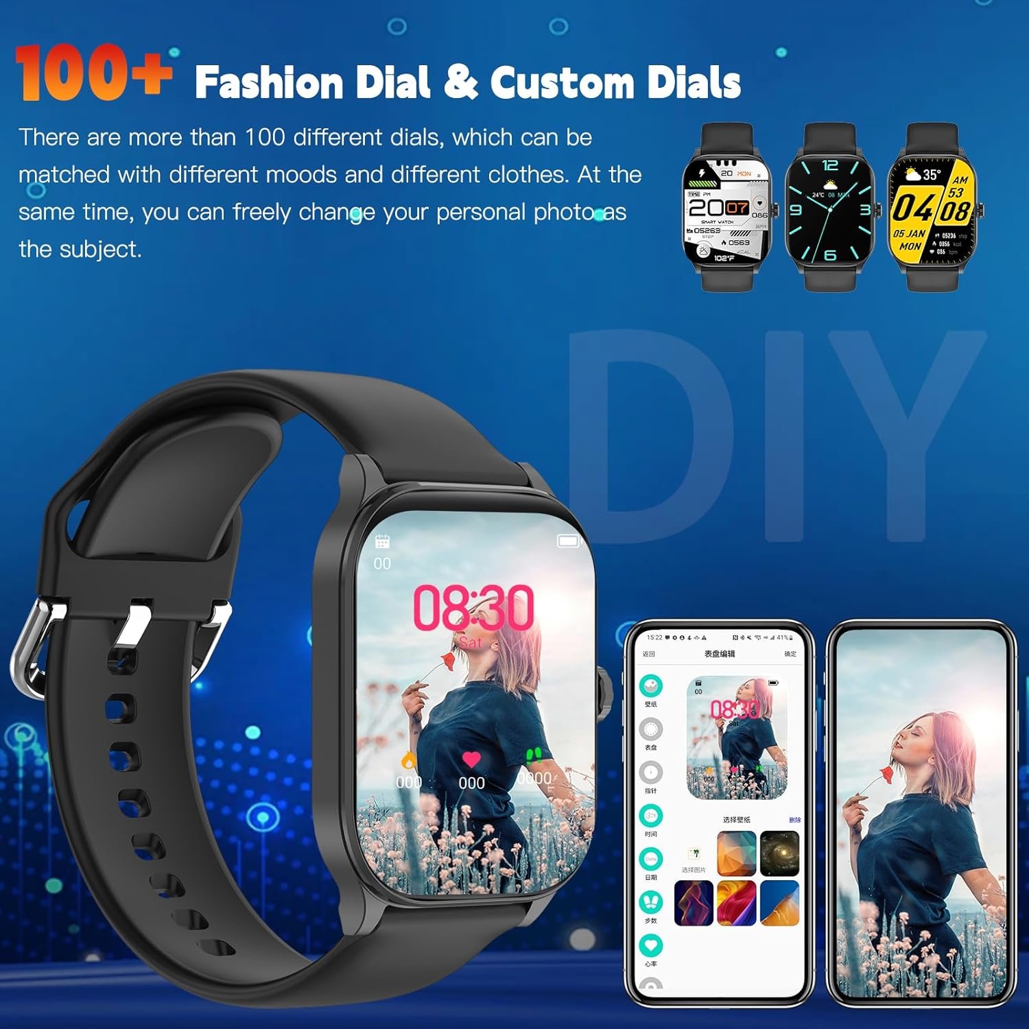 Smart Watch for All: Call, Track Health & Stay Active! - Image 10