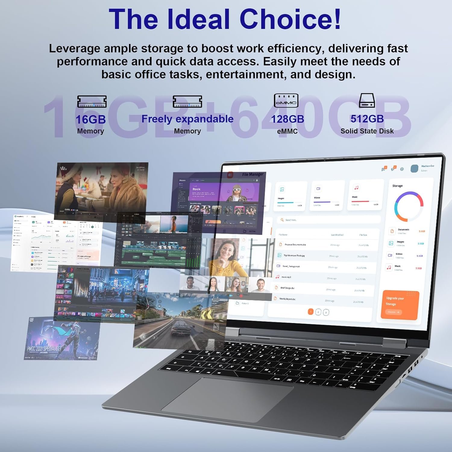 Unlock Versatility: 16" Convertible Laptop with FHD Touchscreen! - Image 5