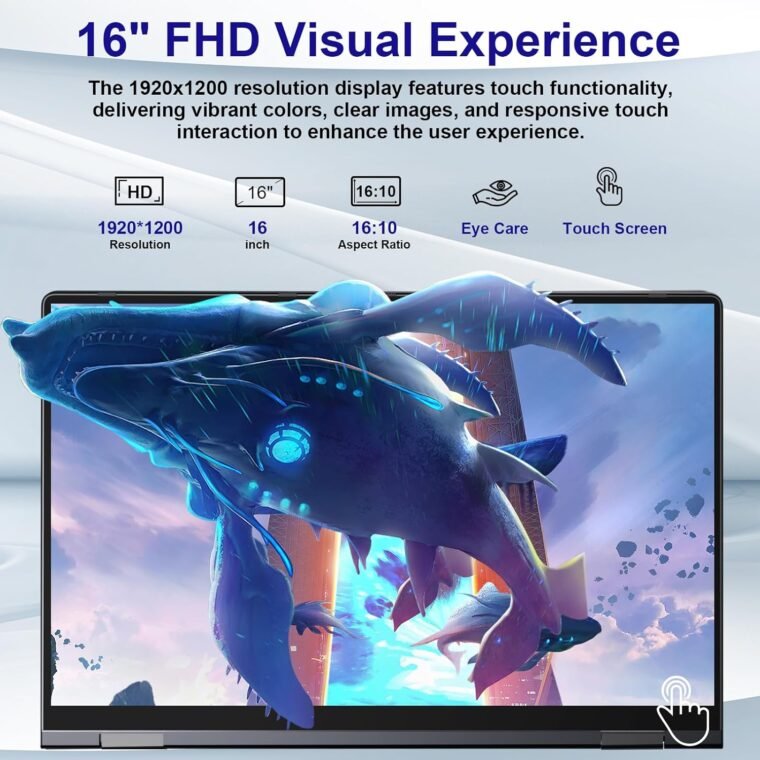 Unlock Versatility: 16" Convertible Laptop with FHD Touchscreen! - Image 7