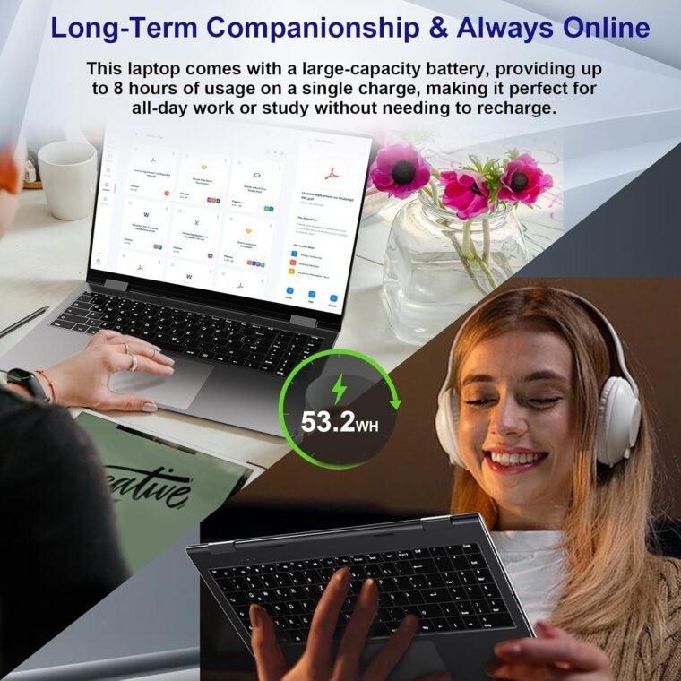Unlock Versatility: 16" Convertible Laptop with FHD Touchscreen! - Image 8