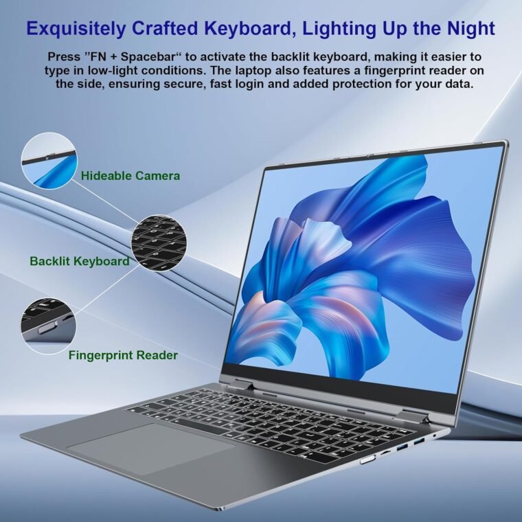 Unlock Versatility: 16" Convertible Laptop with FHD Touchscreen! - Image 9
