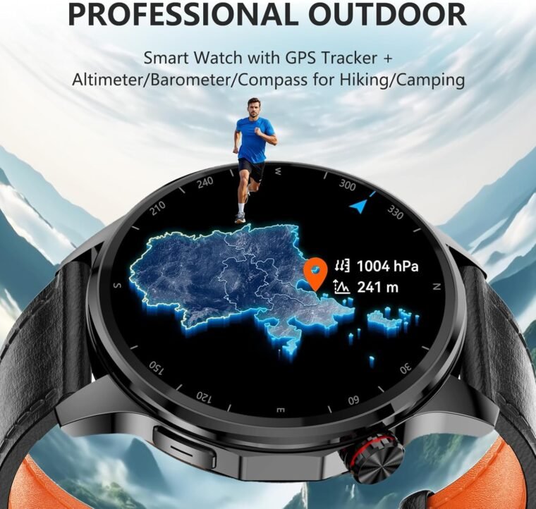 Smart Watches for Men: 1.46" Fitness Tracker with GPS & More! - Image 4