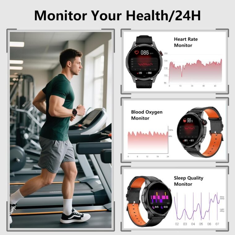 Smart Watches for Men: 1.46" Fitness Tracker with GPS & More! - Image 7