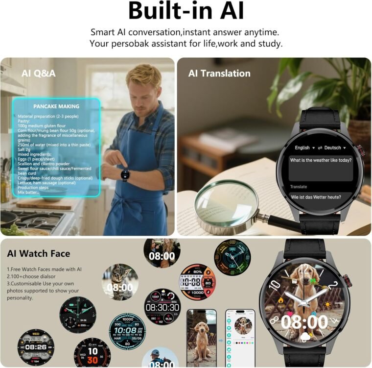 Smart Watches for Men: 1.46" Fitness Tracker with GPS & More! - Image 8