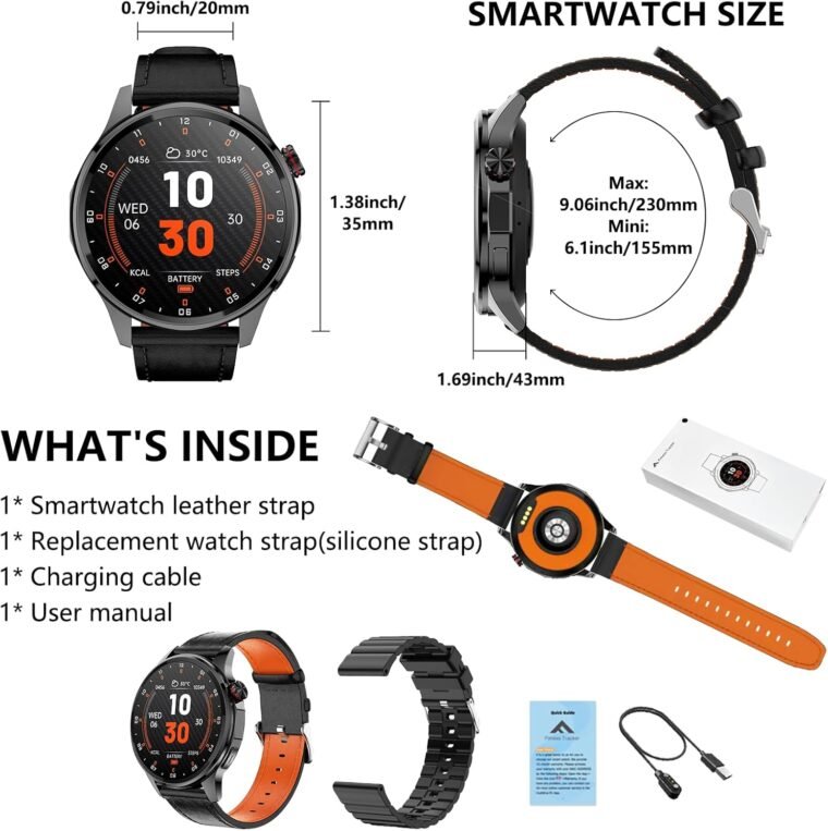 Smart Watches for Men: 1.46" Fitness Tracker with GPS & More! - Image 9