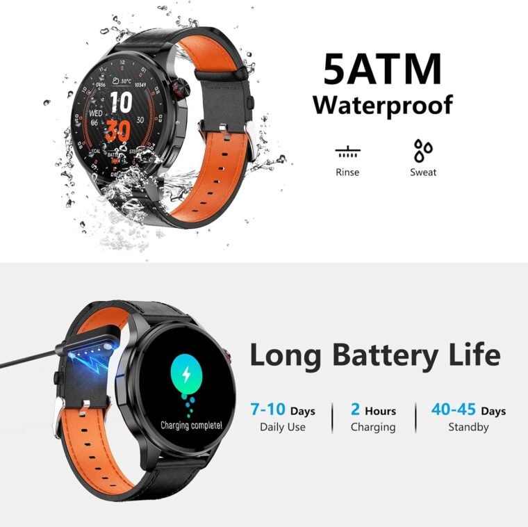 Smart Watches for Men: 1.46" Fitness Tracker with GPS & More! - Image 10