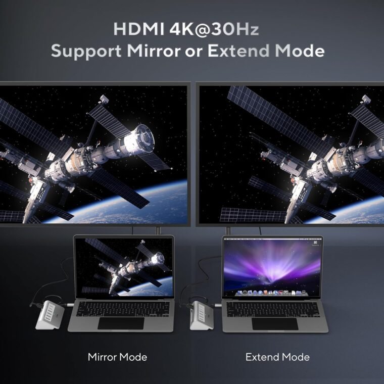 Boost Your Tech: INTPW 9-in-1 USB C Hub with 4K HDMI! - Image 5