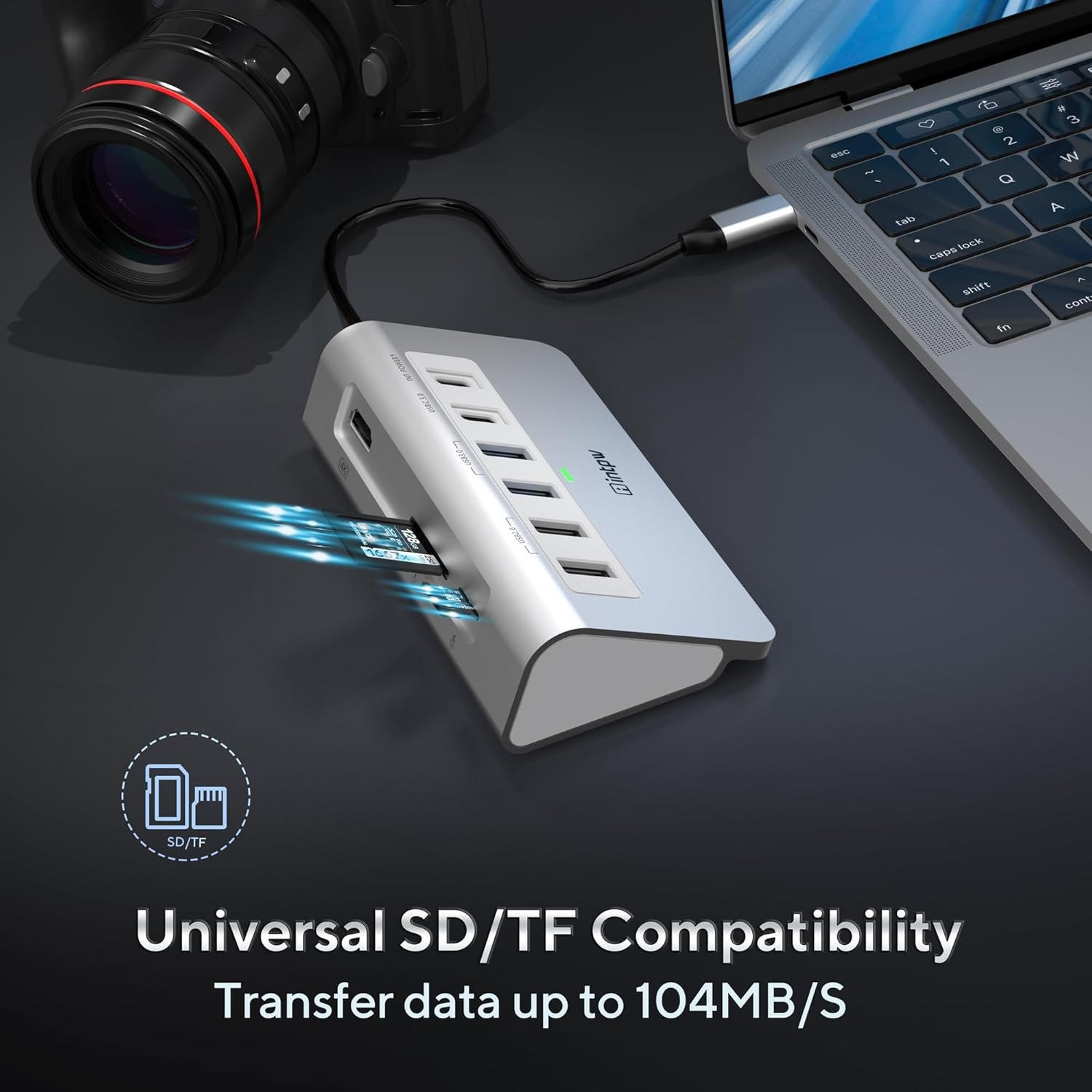 Boost Your Tech: INTPW 9-in-1 USB C Hub with 4K HDMI! - Image 8