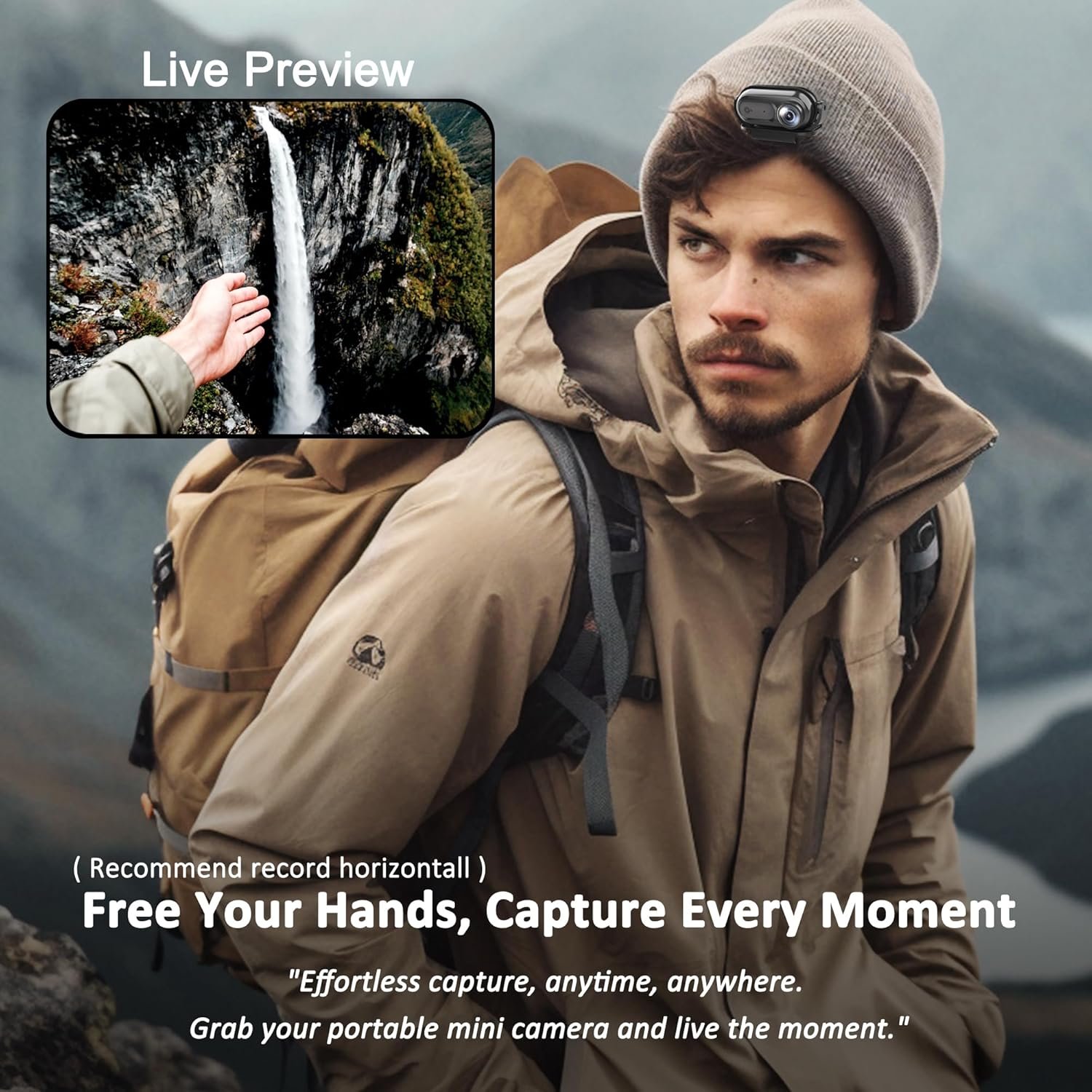 Pocket-Sized Mini Body Camera: Waterproof & Hands-Free Action! - Image 4