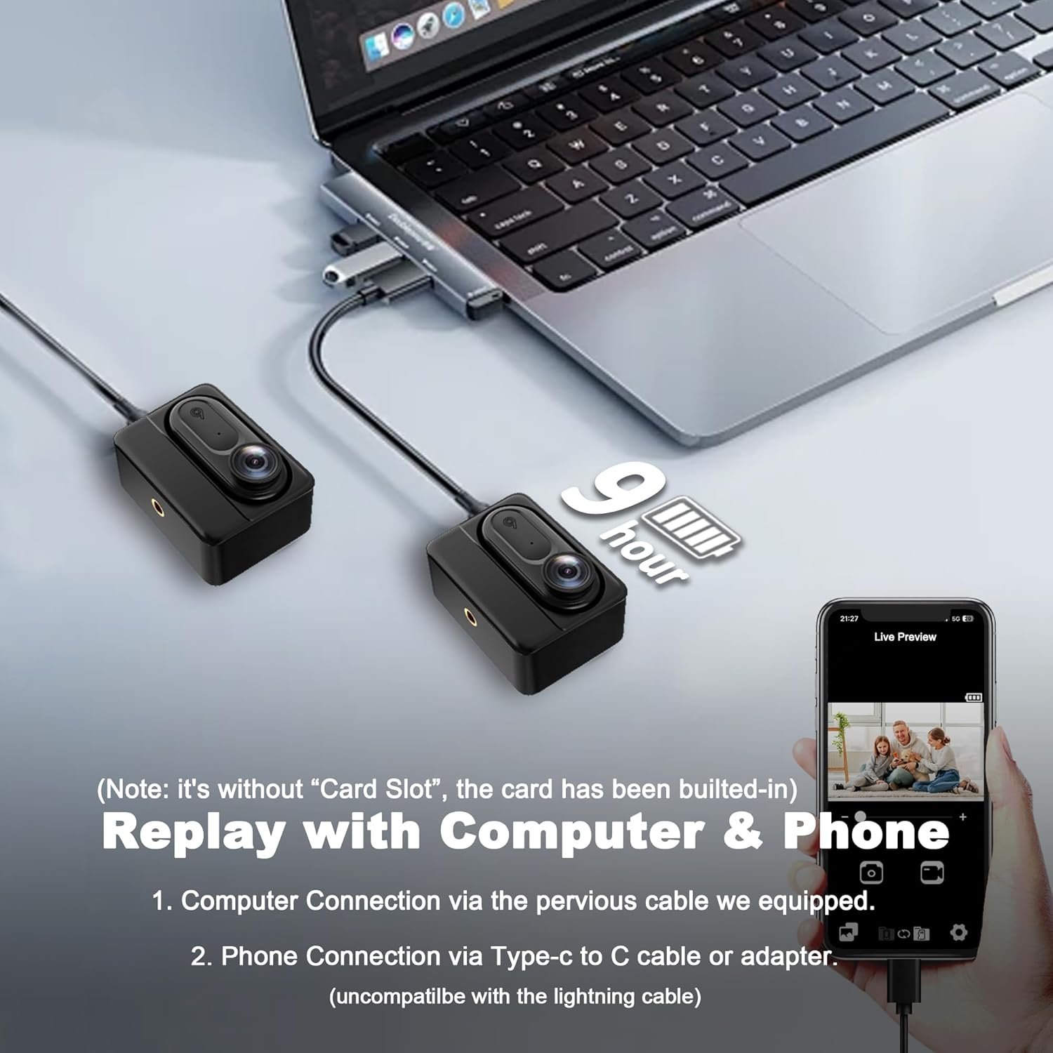 Pocket-Sized Mini Body Camera: Waterproof & Hands-Free Action! - Image 7