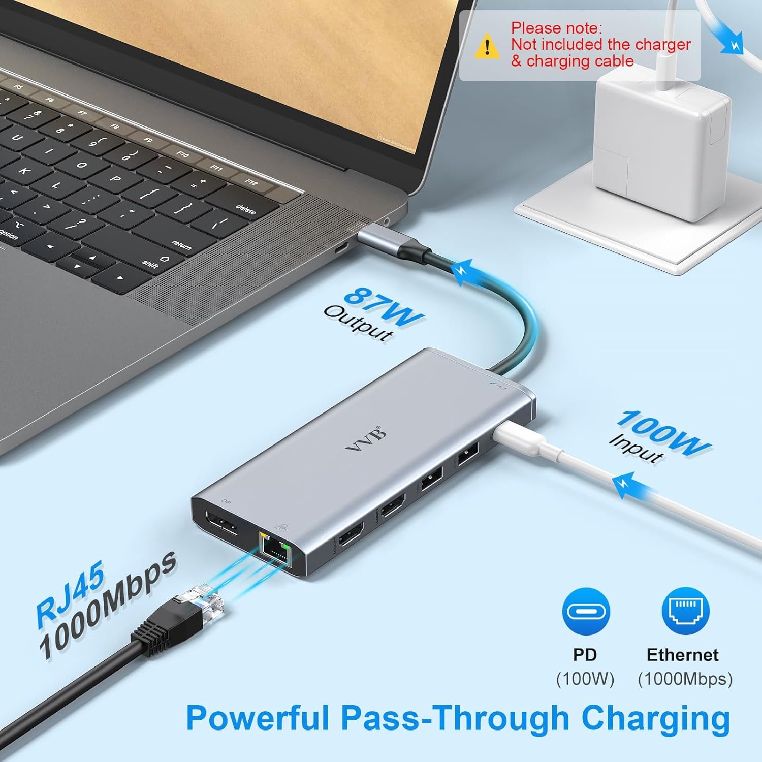 Ultimate 14-in-1 USB-C Dock for Dual HDMI & 4K Support! - Image 7
