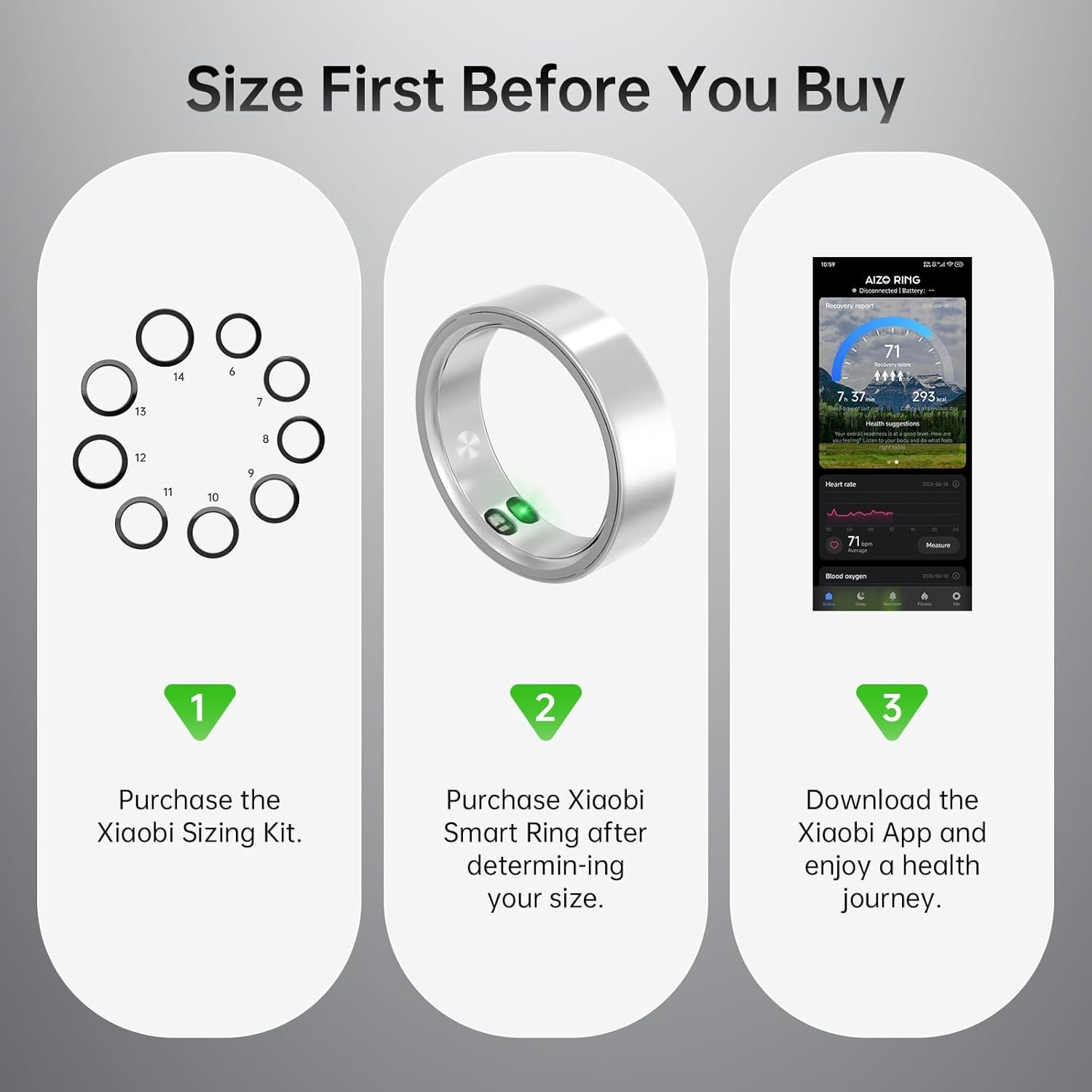 Smart Ring: All-in-One Health Tracker & Alerts, No Subscription! - Image 3