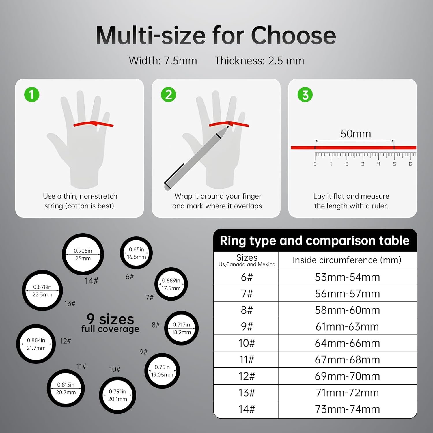 Smart Ring: All-in-One Health Tracker & Alerts, No Subscription! - Image 7