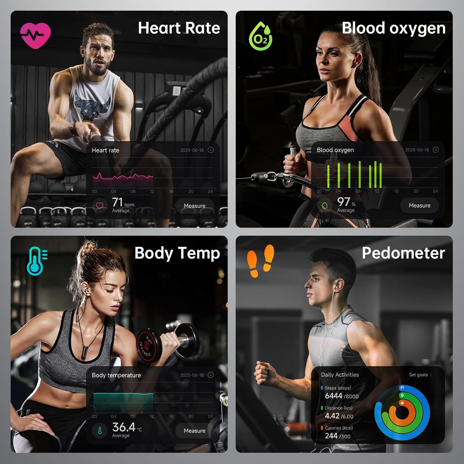 Smart Ring: All-in-One Health Tracker & Alerts, No Subscription! - Image 8