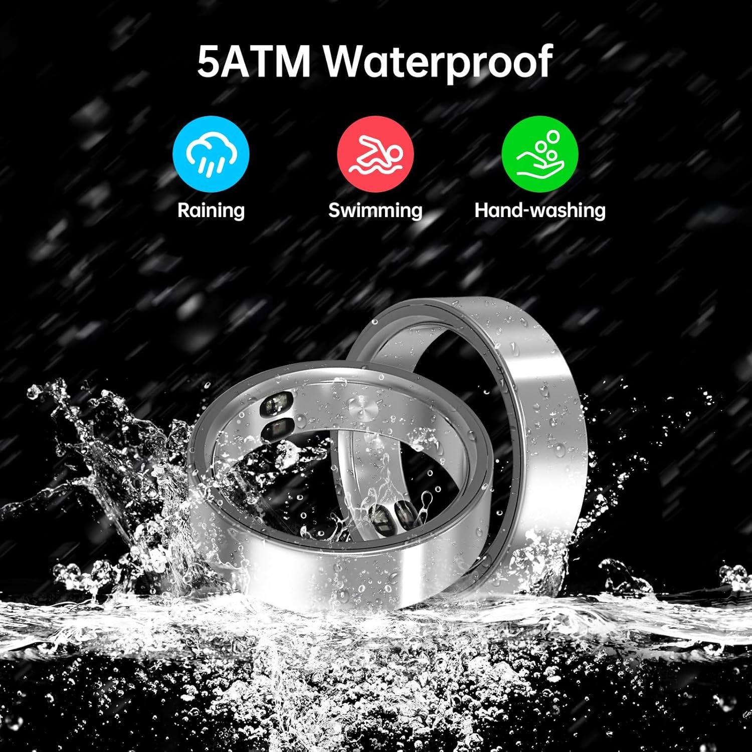 Smart Ring: All-in-One Health Tracker & Alerts, No Subscription! - Image 9