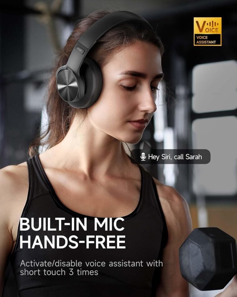 Picun B8 Bluetooth Headphones: 120H Playtime & EQ Modes! - Image 5