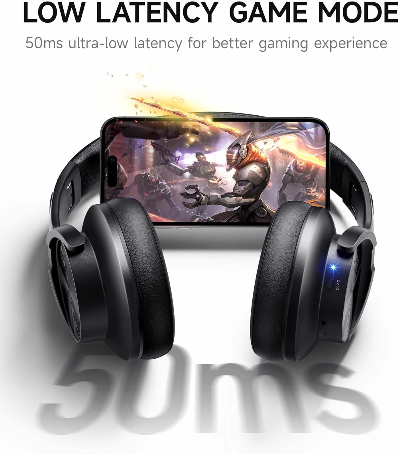 Picun B8 Bluetooth Headphones: 120H Playtime & EQ Modes! - Image 9