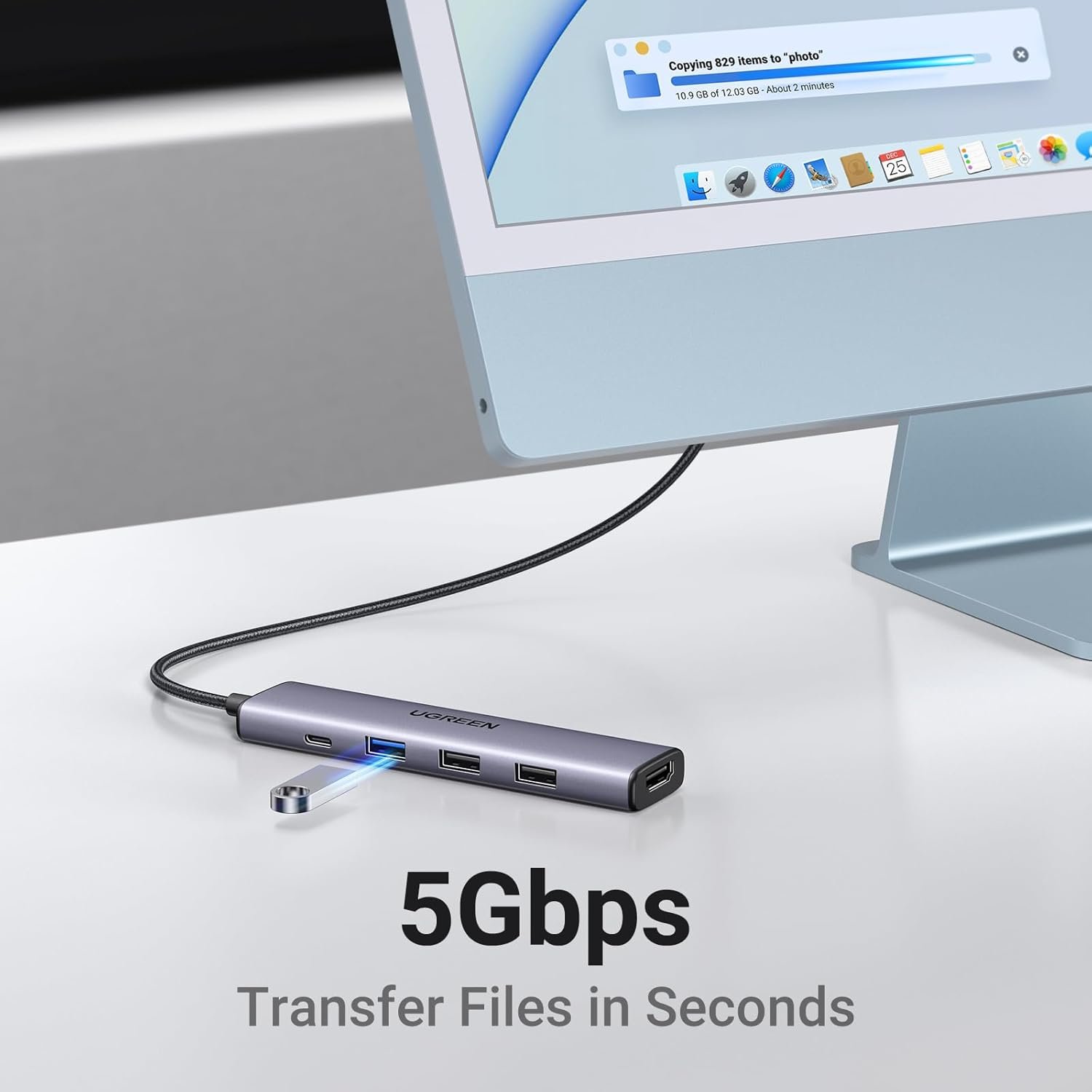 UGREEN Revodok 105: Ultimate 5-in-1 USB-C Hub for All Devices! - Image 5