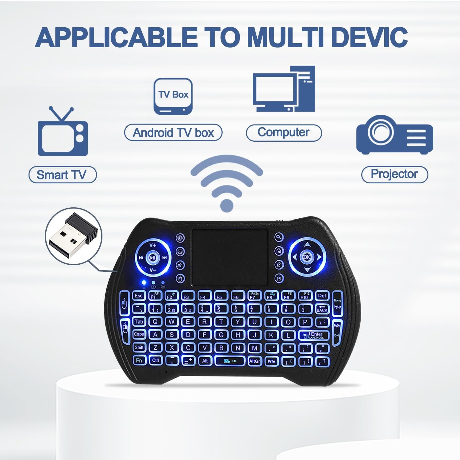 EasyTone Backlit Mini Keyboard & Touchpad: Perfect for All Devices! - Image 5
