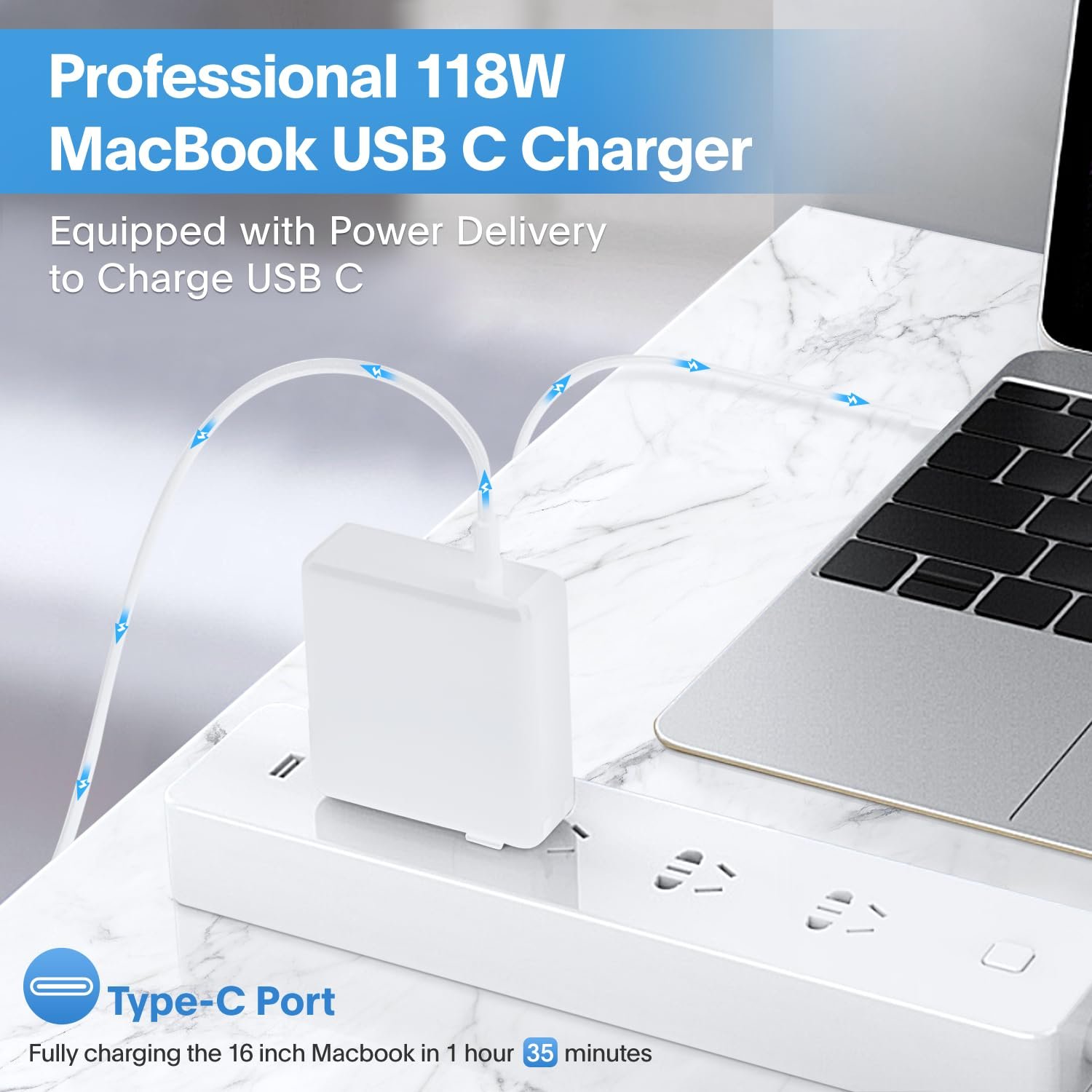 Fast 118W MacBook Pro Charger: Power Up Your Devices! - Image 3