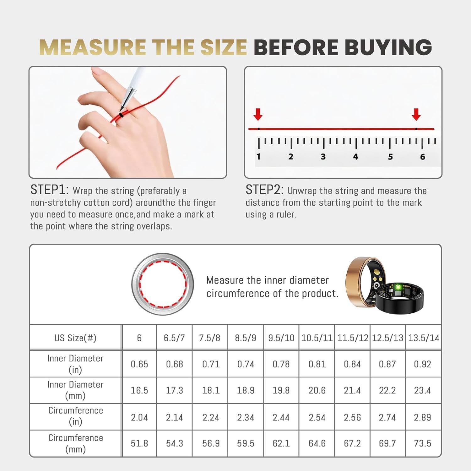 Smart Fitness Ring: Track Health Effortlessly, No App Fees! - Image 3