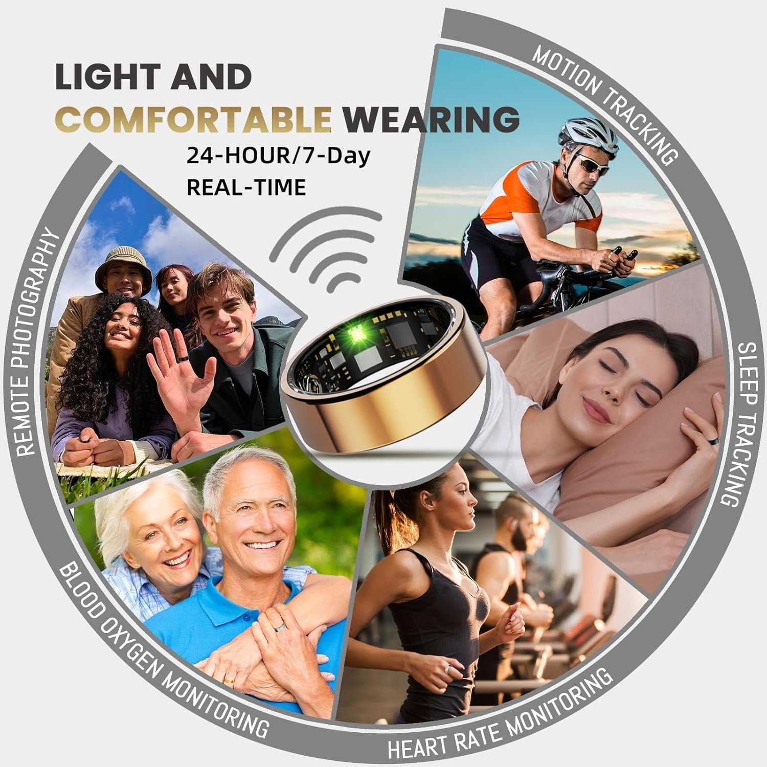 Smart Fitness Ring: Track Health Effortlessly, No App Fees! - Image 7