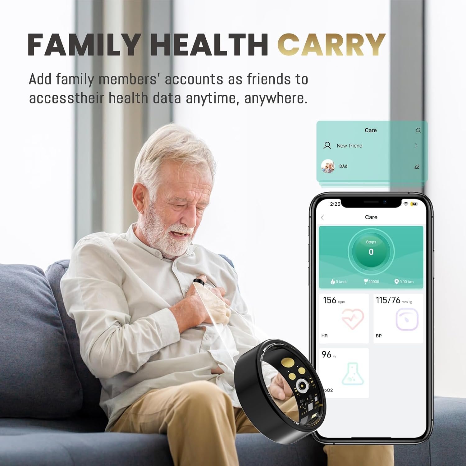 Smart Fitness Ring: Track Health Effortlessly, No App Fees! - Image 8