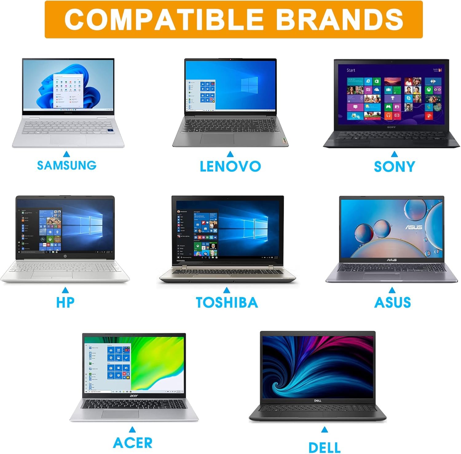 90W Universal AC Adapter: Power All Your Laptops! - Image 7