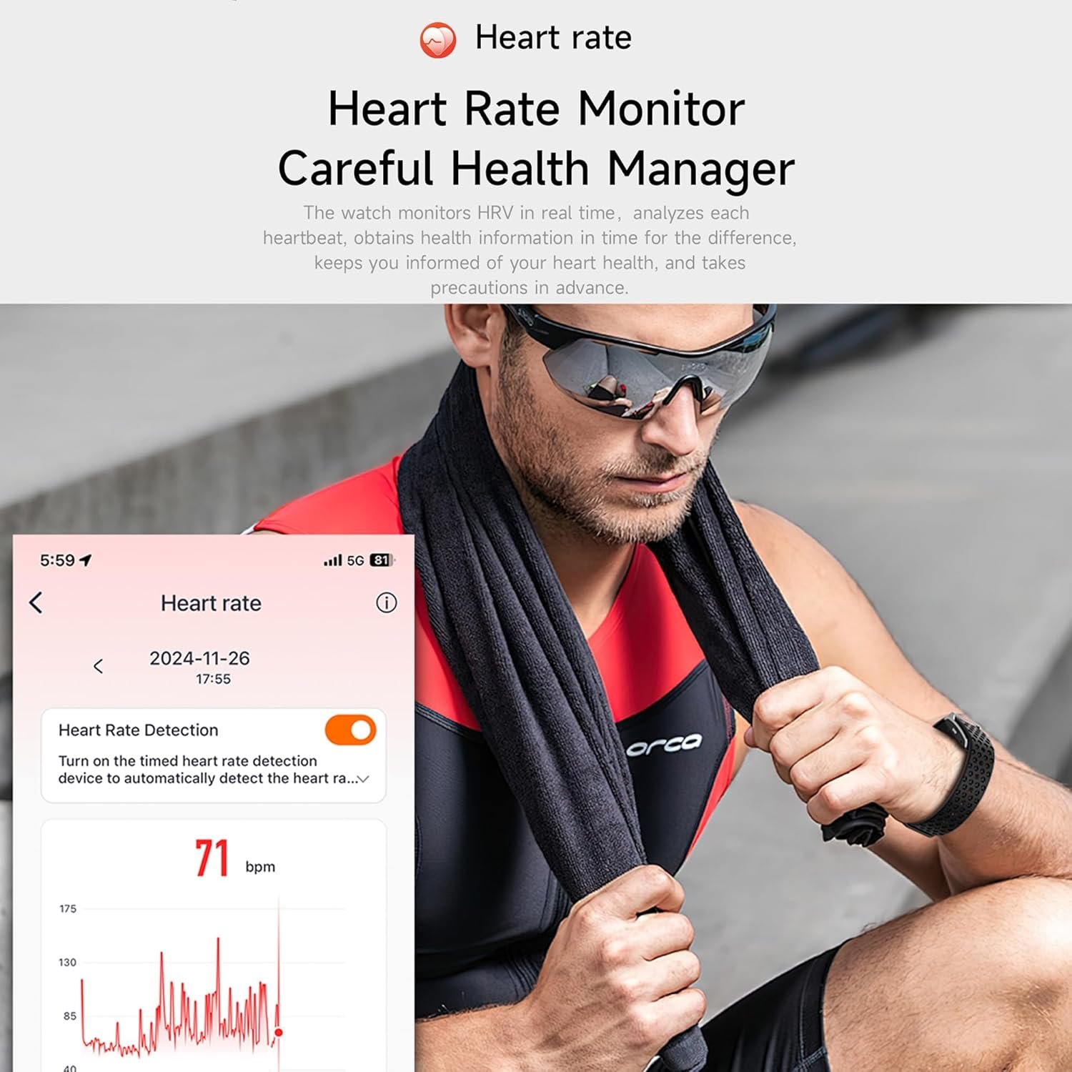 Smart Health Wristband: Track Fitness, Heart Rate & More! - Image 4